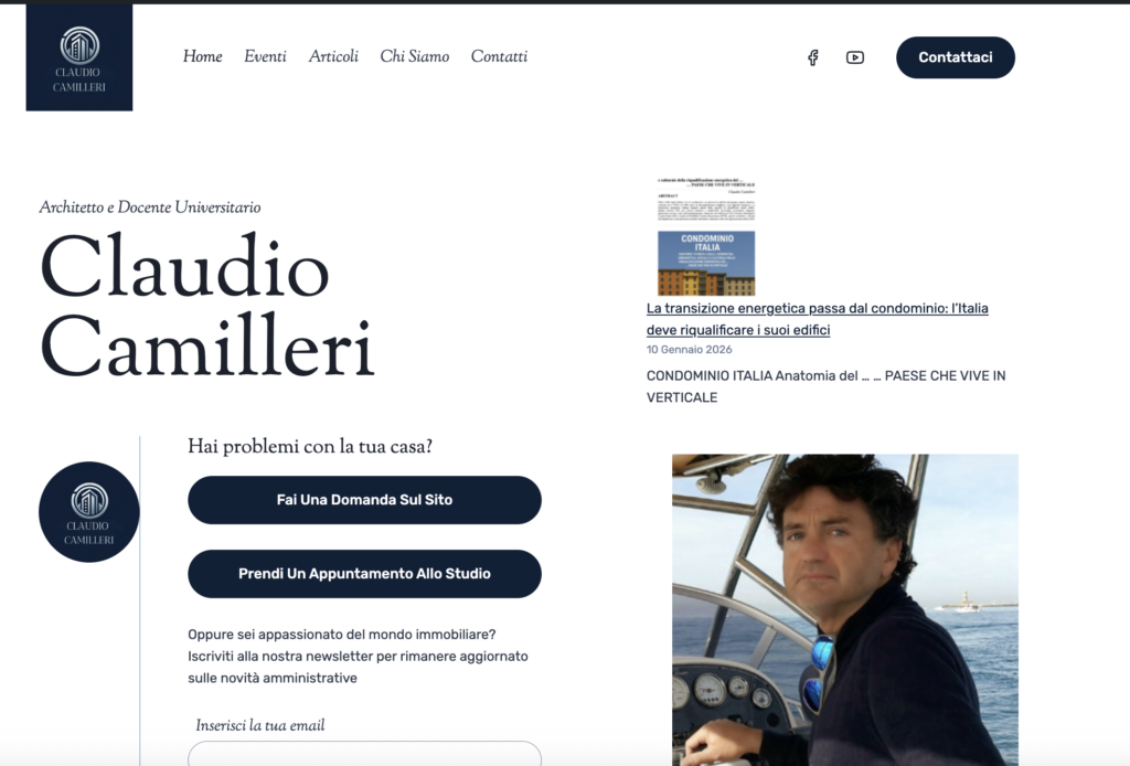Immagine sito web claudiocamilleri.it